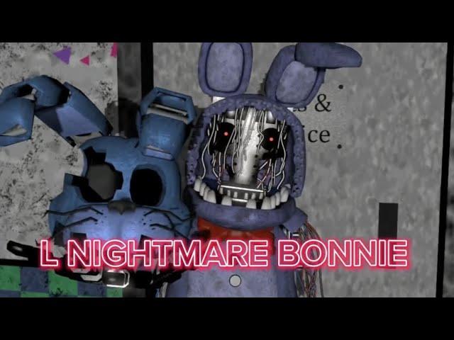 [FNAF] WITHERED BONNIE BEATS UP NIGHTMATE BONNIE