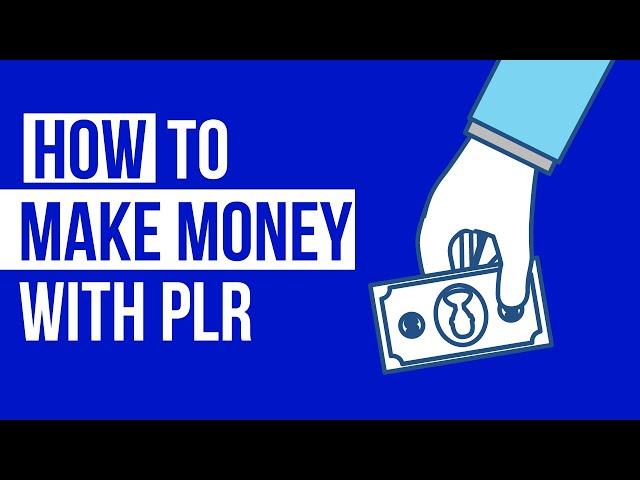 How To Make Money With PLR Products | Private Label Rights ️