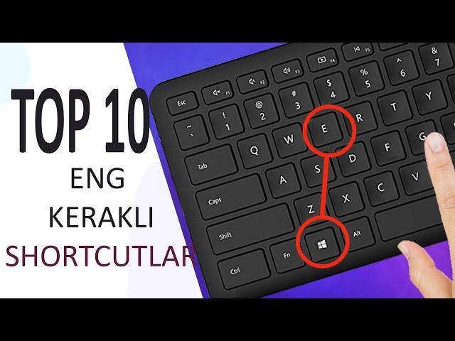 Eng kerakli 10 ta siz bilmagan shortcutlar. 10 amazing shortcuts. 10 лучшие горячие клавиши..