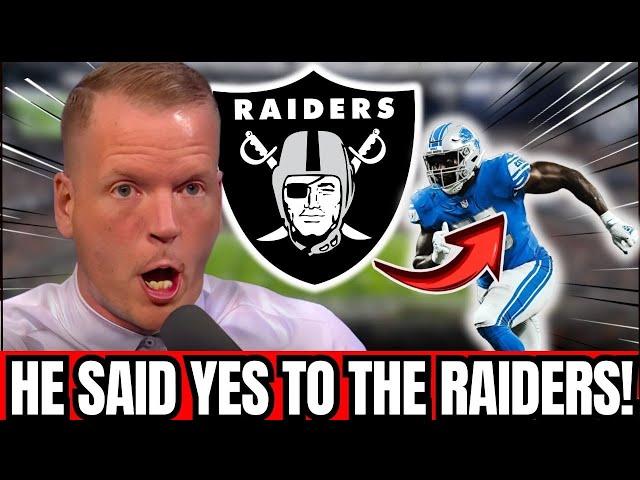 HE SAID YES TO THE RAIDERS!!!BIG NAME ARRIVES IN RAIDERS? LAS VEGAS RAIDERS NEWS TODAY!!!