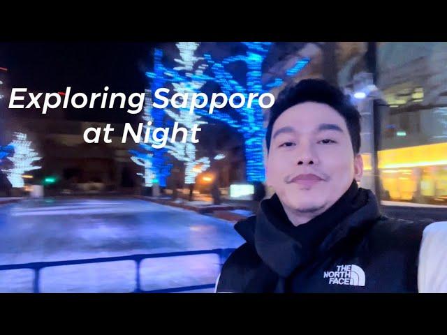 Roque “Rox” Santos Travel | Exploring Sapporo at Night | Japan Hokkaido