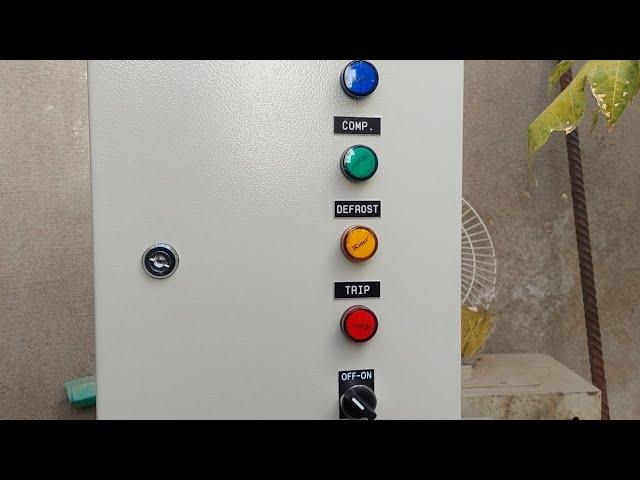 COLD ROOM CONTROL PANEL  UPTO 3HP    Wiring daigram  in Description