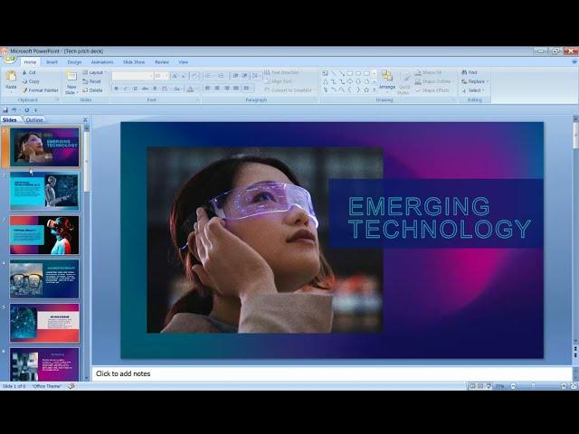 Power Point Presentation on Emerging Technology | #1