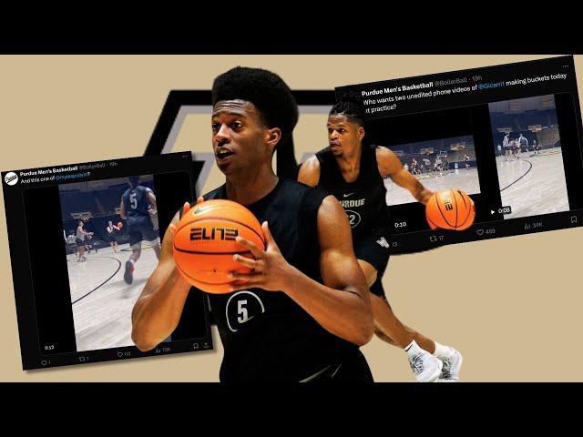 New Purdue Practice Footage Shows Myles Colvin and Gicarri Harris Putting In WORK!