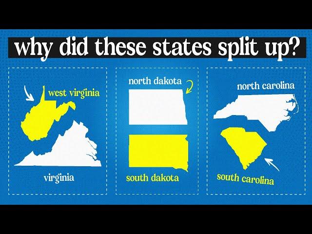 Why Did Some American States Split In Two?