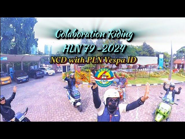 Colaboration Riding NCD New Chapter Disjaya with PLN Vespa Indonesia HLN 79-2024-Marius Tilly-Vespa