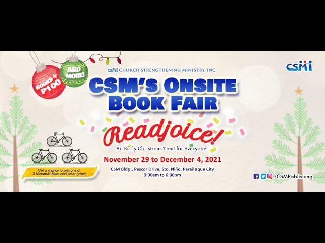 CSM Readjoice: Onsite Book Fair 2021