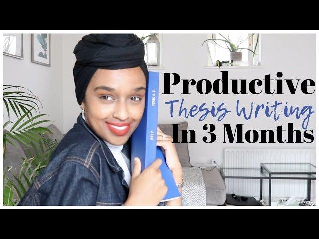 Writing A PhD Thesis (you love) in 3 MONTHS | How To Write Efficiently