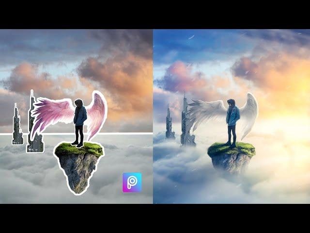 How To Make Fantasy Photo Manipulation | Wing Concept | PicsArt Tutorial