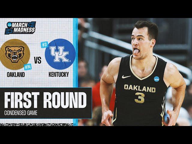 Oakland vs. Kentucky - First Round NCAA tournament extended highlights