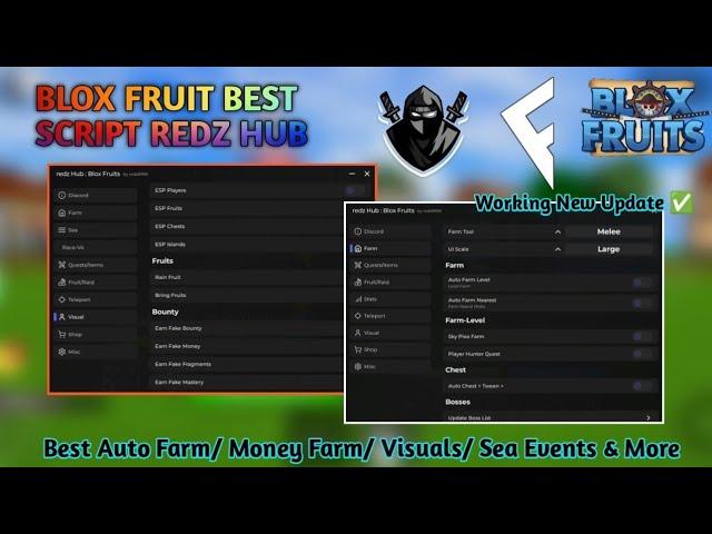 [ Roblox Hack ] Blox Fruit Redz Hub Script New Updated Available Full Tutorial | No Key | Working 