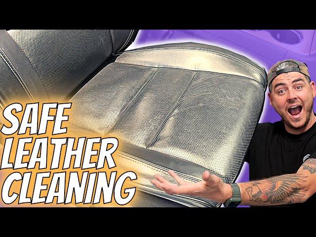 Best way to Safely Clean your leather seats | DIY Clean and Condition