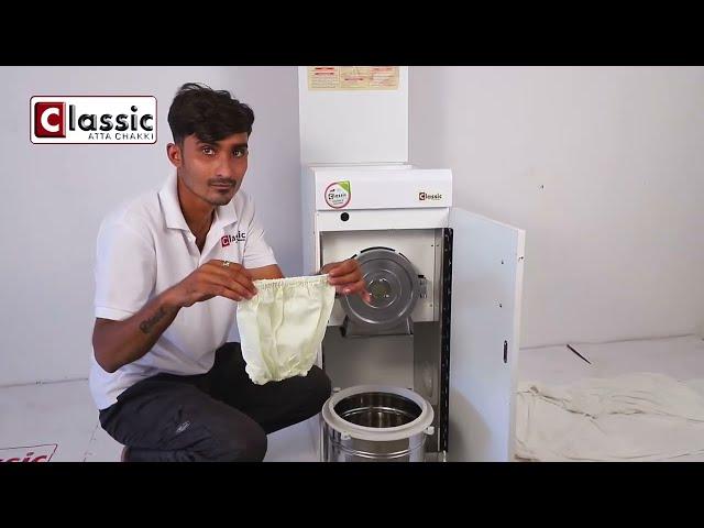 CLASSIC ATTA CHAKKI | घरेलु आटा चक्की काम केसे करती हे ? How to Use Domestic Flour Mill #attachakki