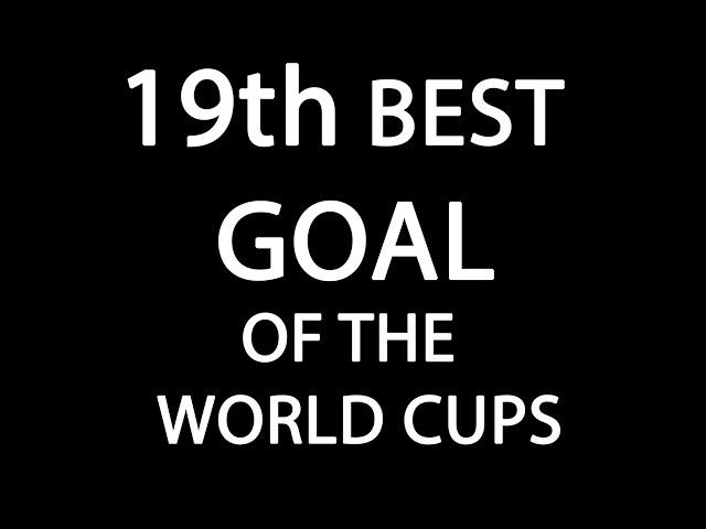 Kennet Andersson scored the 19th best goal of the World Cups against Brazil in USA 94.