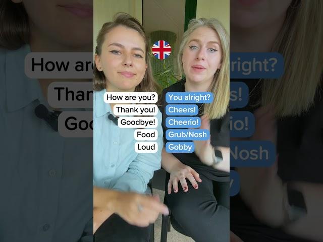 Formal English vs British Slang 