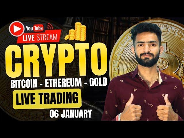 Live Crypto and forex Trading | Bitcoin Live Trading | Gold Live Trading | 07 january 2025 