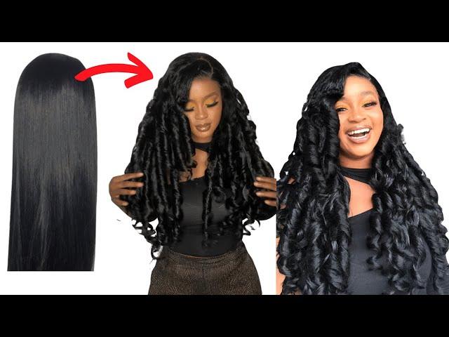 How To Curl a Synthetic Wig Without Using Hot Tools| Heatless Curling Method