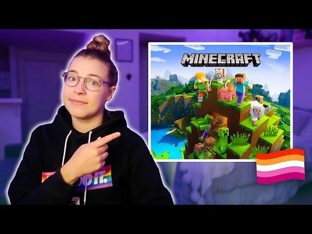 Why Lesbians love Minecraft  #shorts #lesbian #minecraft