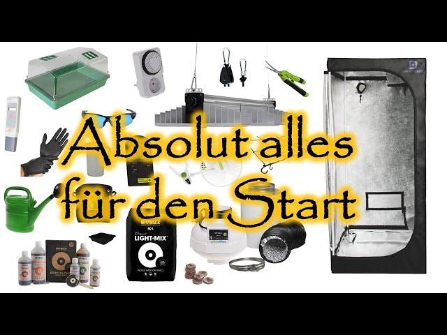 Das wirklich vollständige Indoor Growbox Komplettset | Checkliste 