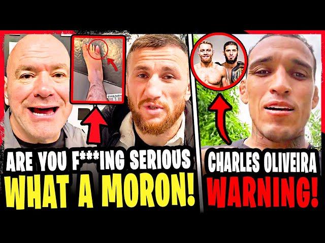 MMA Community REACTS to Merab INJURY! Charles Oliveira SENDS A WARNING! Islam Makhachev vs JDM