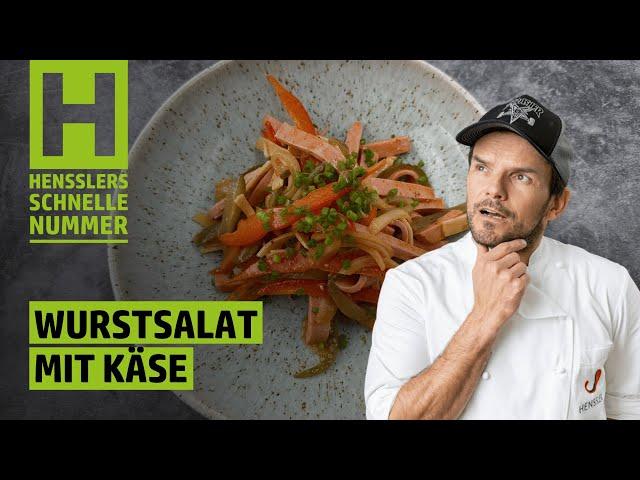 Schnelles Wurstsalat mit Käse Rezept von Steffen Henssler