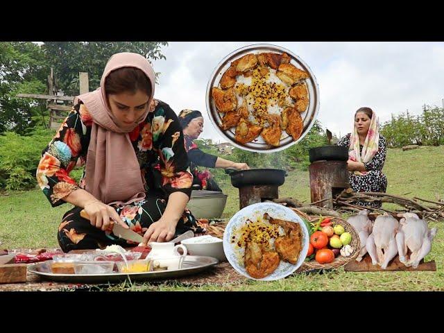 IRAN Special Delicious Chicken Recipe Barberry Pilaf & Chiken  Zereshk Polo ba Morgh  زرشک پلو مرغ