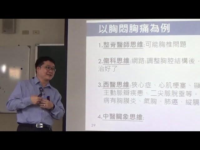 中醫診斷學片段 :胸悶痛論臟象學說