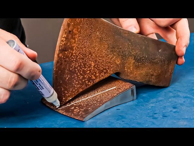 Unbelievable Transformation: Restoring a Rusty Axe to Pristine Condition! | Restoration Project