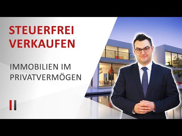 Private Immobilien steuerfrei verkaufen | Thorsten Schmidt (Rechtsanwalt/Steuerberater)