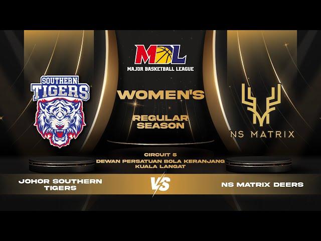 [ENG] MBL Regular Season 2024 | G9 |  Johor Southern Tigers vs NS Matrix Deers