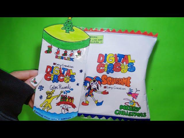 Roblox digital circus color reveal paper diy|digital circus blind bag