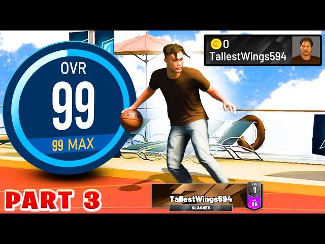 I UNLOCKED 99 OVERALL with 0 VC on NBA 2K22... (Part 3)