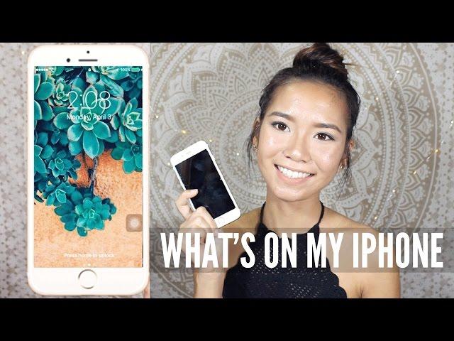 WHAT'S ON MY IPHONE 2017 | Michelle Kanemitsu