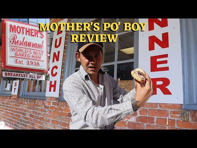 Mother's Restaurant Food Review | Po Boy | Lets Go