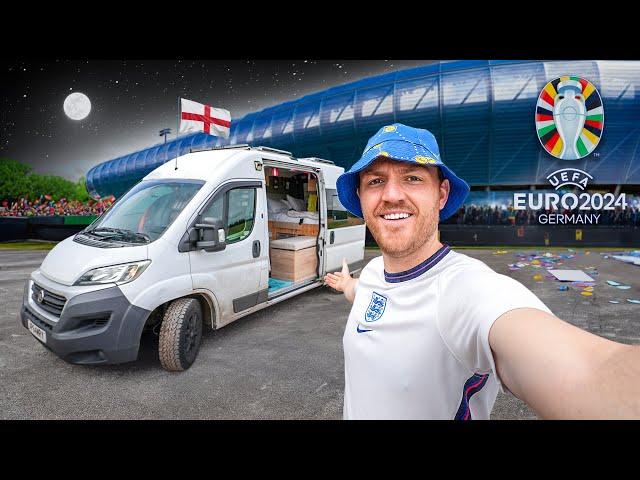 VAN CAMPING IN GERMANY AT EURO 2024 (we drove 300 miles for this)