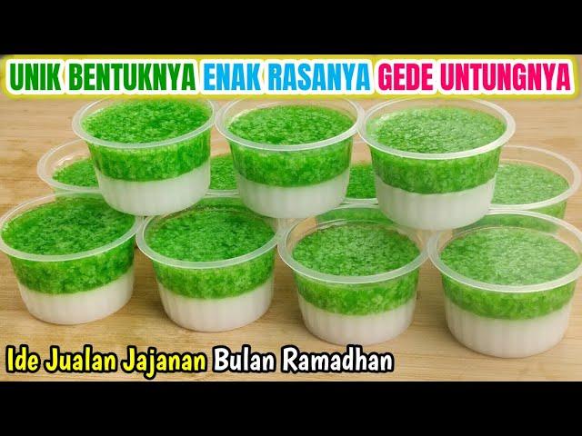 BERAWAL DARI COBA-COBA JADI PENGHASILAN UTAMA KELUARGA | Resep Puding Cup Lumut Nutrijell