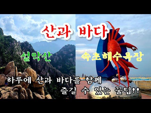 산과 바다 두 가지를 하루에 즐길 수 있는 꿀팁! 설악산에서 속초해수욕장까지