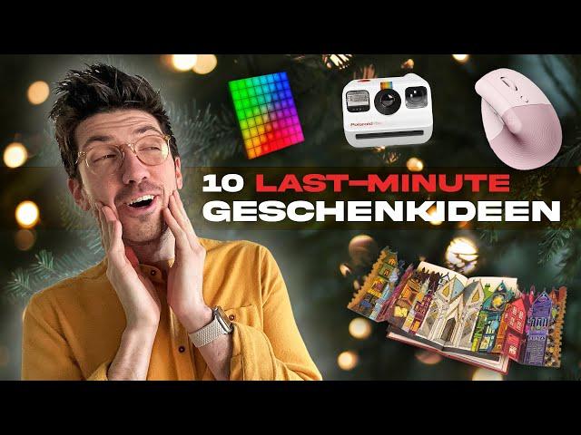 10 Last-Minute Geschenkideen, die nicht kacke sind...