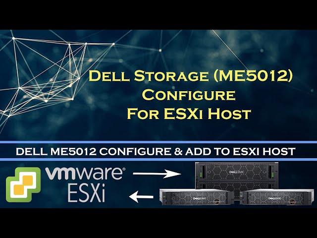 Dell Storage Configuration | iSCSI Initiator | LUN | Dell EMC ME5012 Storage with ESXI Host Setup |