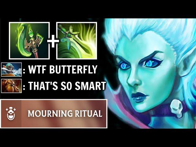 CRAZY META Butterfly + Parasma Death Prophet Mid Super Fast Non-Stop Ghost Spam Delete All Dota 2