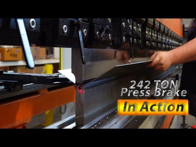 242 Ton Press Brake Tooling- Bending Hat Channel