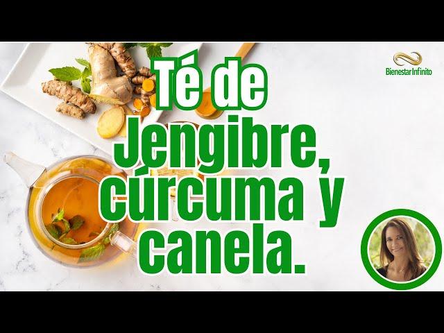 Té de jengibre , cúrcuma y canela