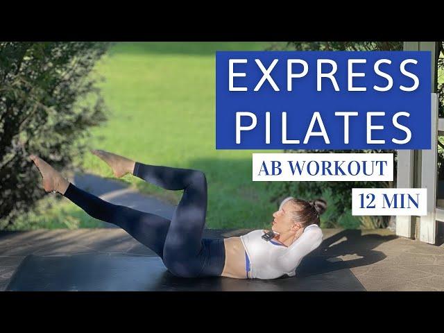 12 MIN PILATES ABS | Intermediate | At-Home Express Workout