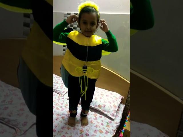 little honeybee performance/ fancy dress competition/ Honey Bee/ honey bee act for kids/ 2022