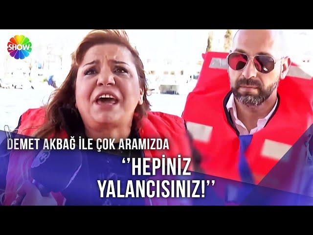 Kibariye denizin ortasında kalınca olanlar oldu! | Demet Akbağ ile Çok Aramızda