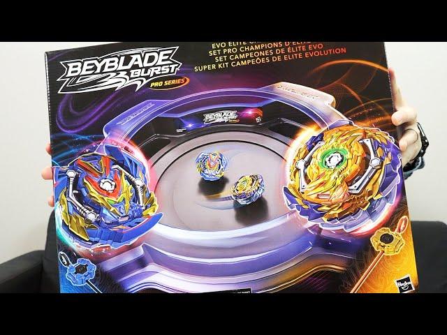 EVO ELITE CHAMPIONS PRO SET | Beyblade Burst Pro Series Unboxing & Test Battles!