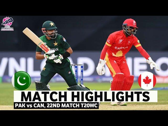 ICC T20 World Cup 2024 | Pakistan vs Canada | Full Highlights 2024 | PAK VS CAN 2024 Highlights