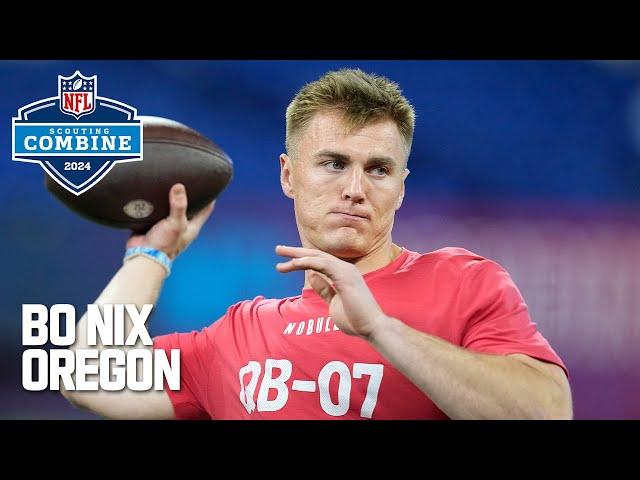 Bo Nix's FULL 2024 NFL Scouting Combine On Field Workout