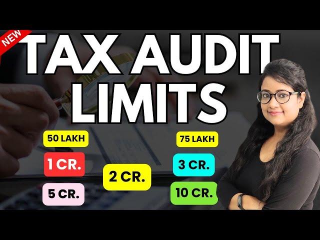 Income Tax Audit Limits 2024 | Tax Audit limits for Businessman | Tax Audit limit for Professionals