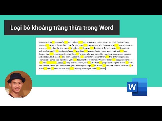 Loại bỏ khoảng trắng, xoá khoảng trắng thừa trong Word